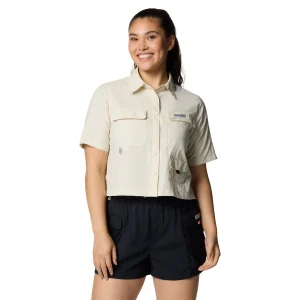 Camisa de manga corta para mujer Columbia PFG Open Water