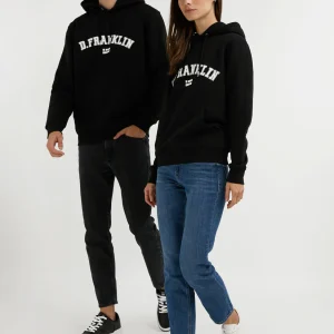 Varsity Hoodie Black / White