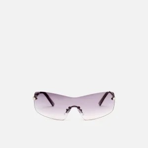 Aracelis gafas de sol de pantalla con montura metálica ED.