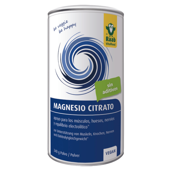 Citrato de magnesio en polvo, Raab Vitalfood