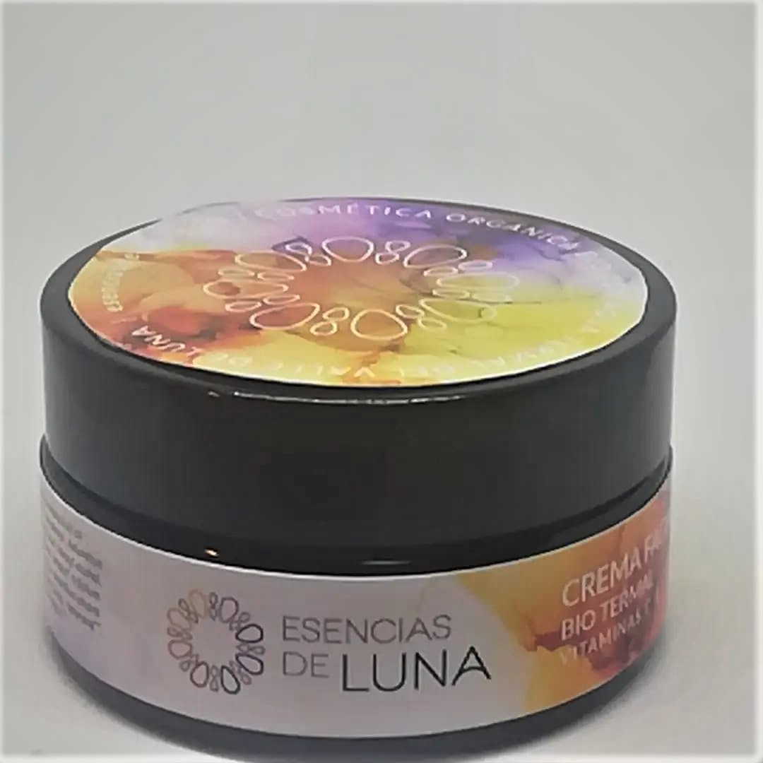 Crema Facial Antiedad Ecológica Con Agua Termal, Esencias De Luna - Imagen 3