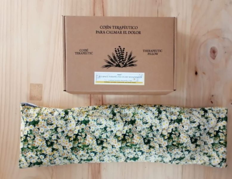 Cojín Terapéutico con Semillas de Trigo, Manzanilla y Lavanda - Imagen 2