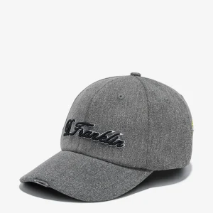 Logo Denim Cap Black