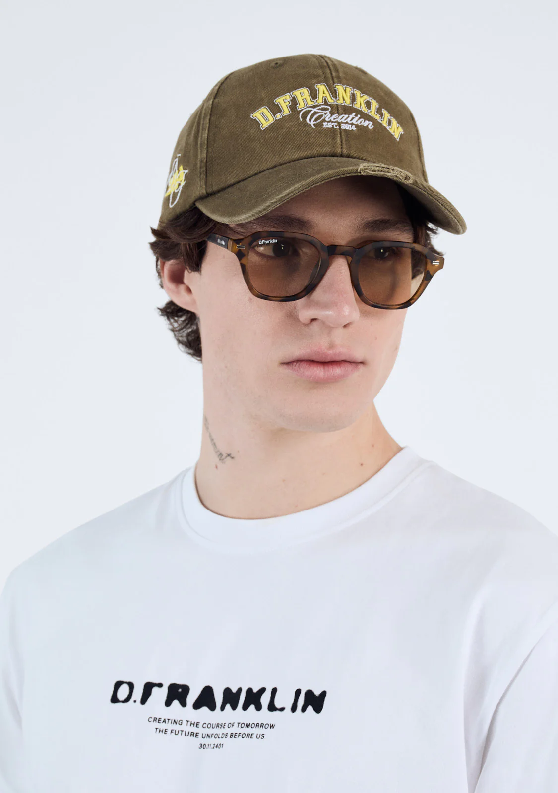 Varsity Washed Cap Army Green - Imagen 6
