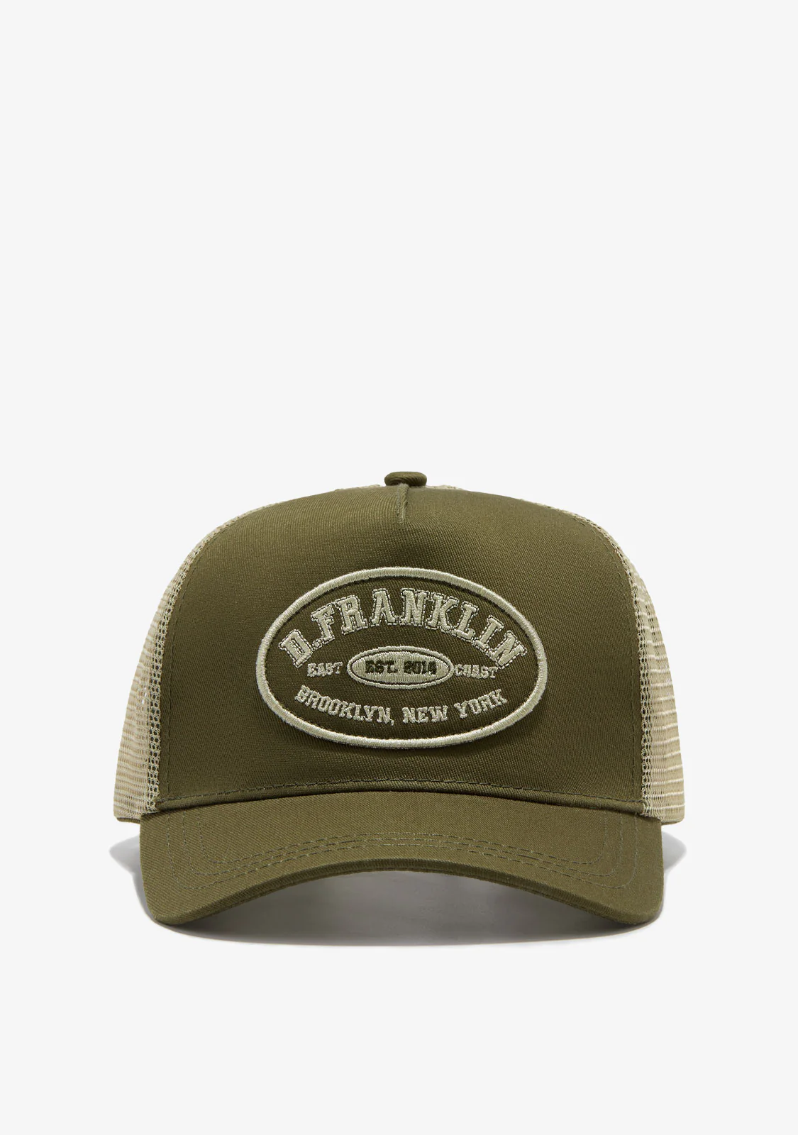Patch Trucker Cap Army Green - Imagen 3
