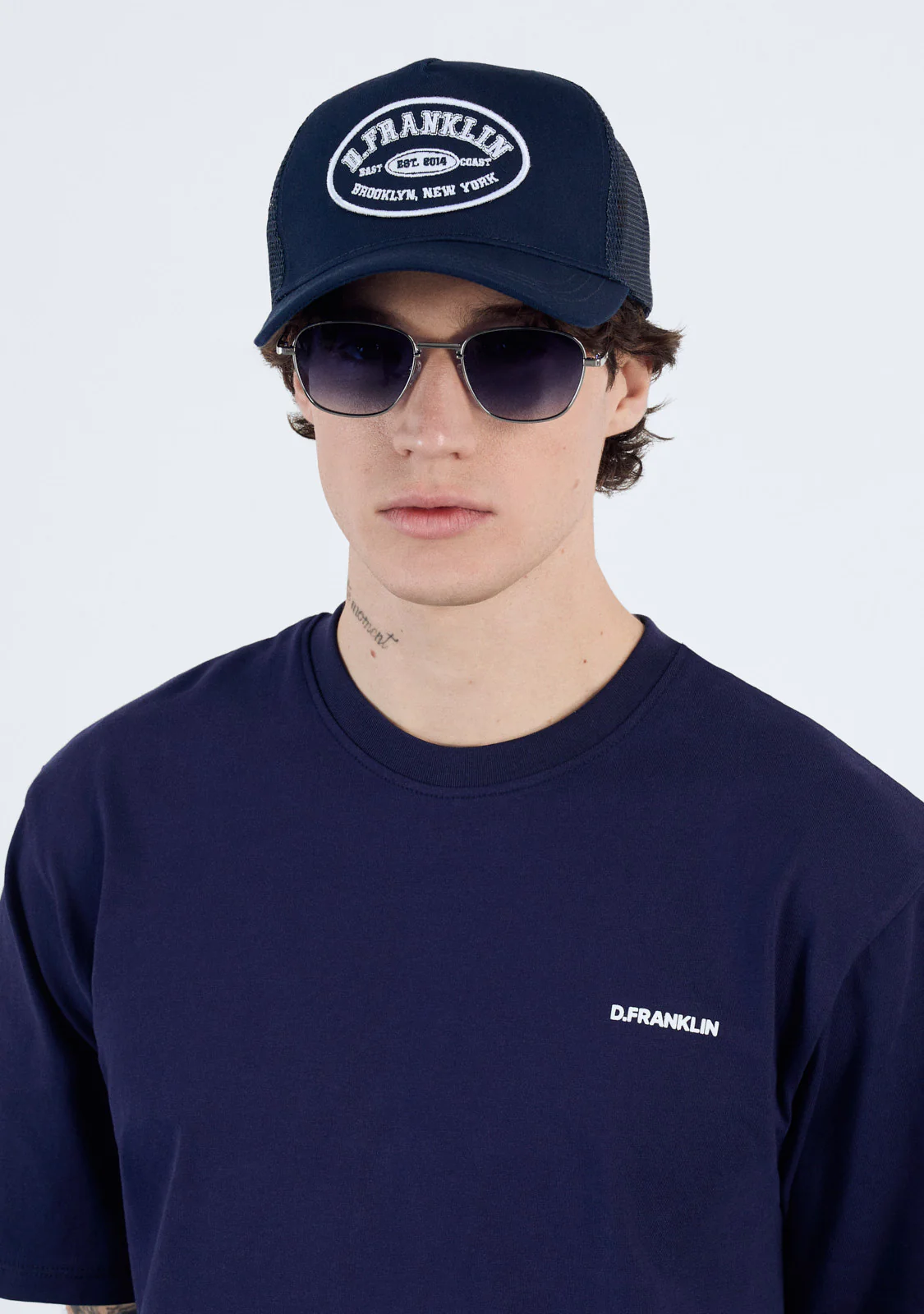 Patch Trucker Cap Navy - Imagen 6