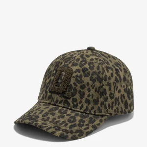Leopard Baseball Cap Army Green