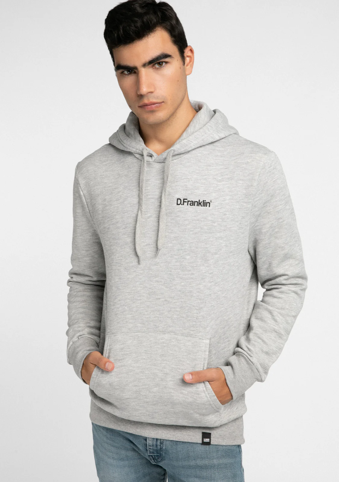 Hoodie D.Franklin Black / Grey - Imagen 2