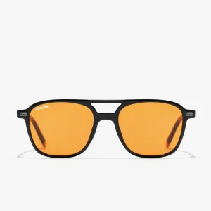 Jackson Square Shiny Black / Orange