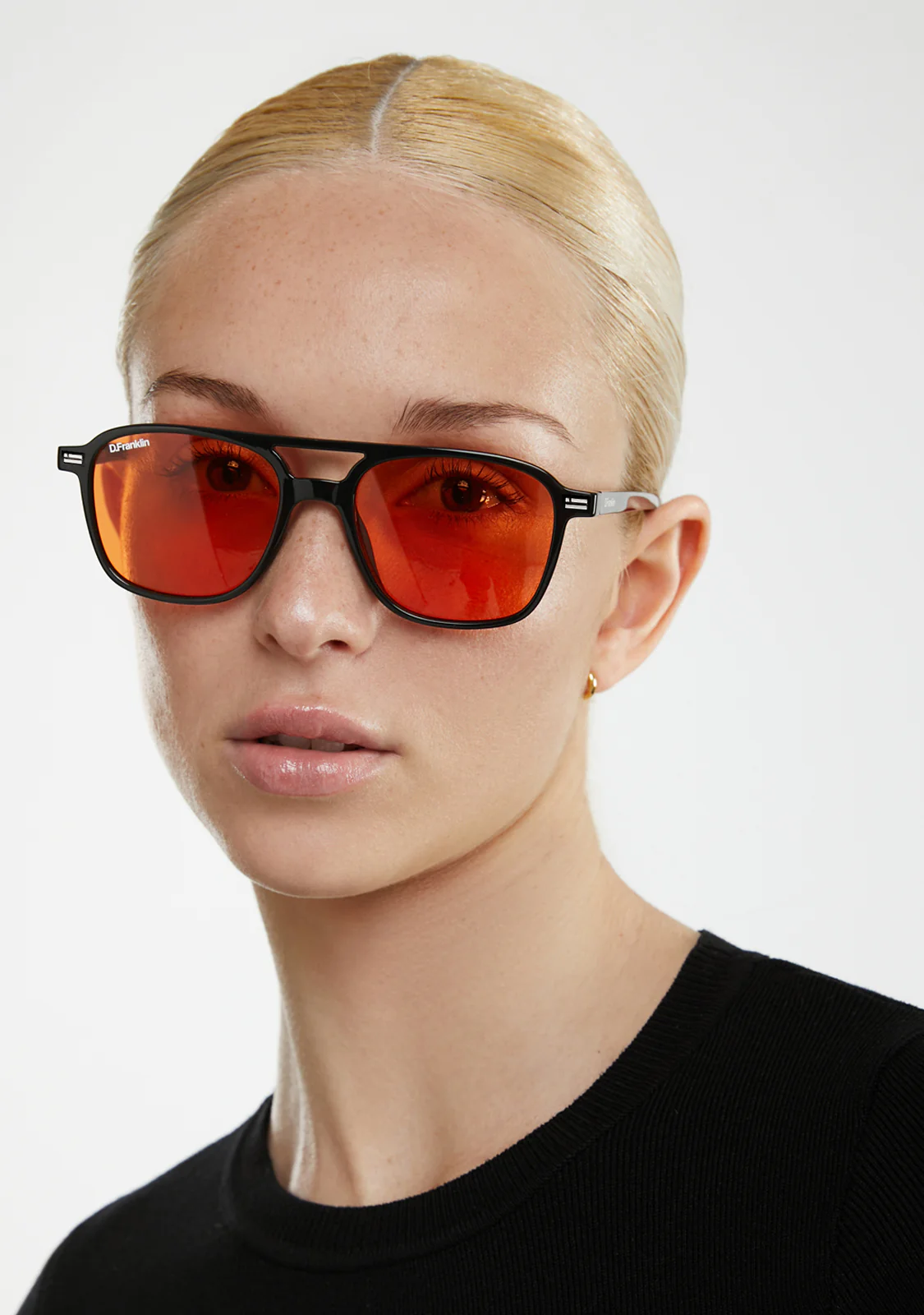 Jackson Square Shiny Black / Orange - Imagen 6