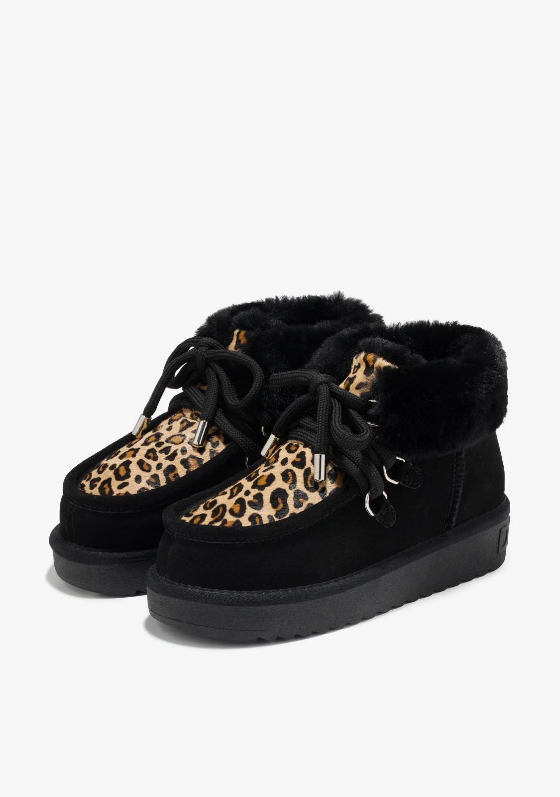 Nordic Mid Fur Black / Leopard - Imagen 3