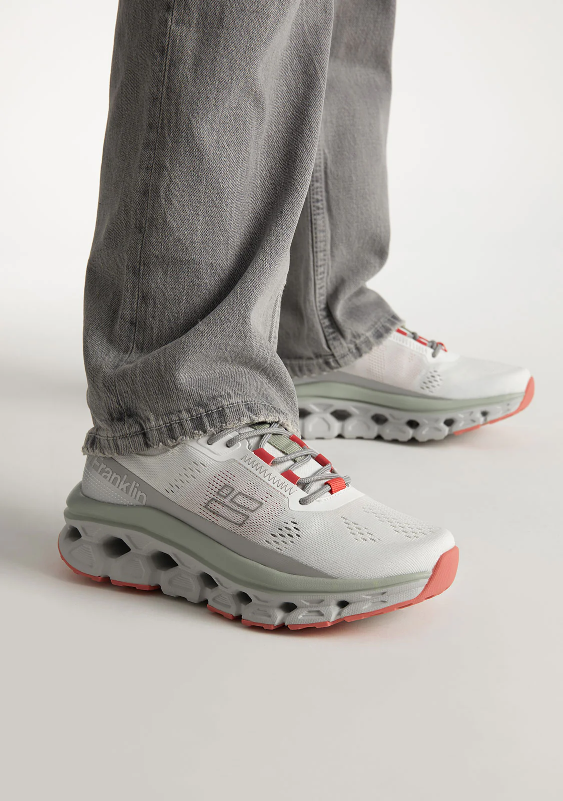 Aero Sneakers Mesh White / Fuchsia - Imagen 6