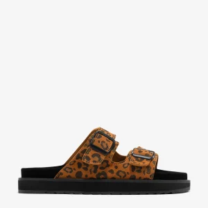 Nordic Sandal Buckle Leopard
