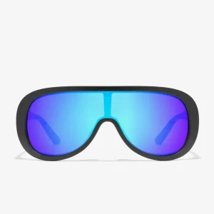 Ajax Matt Black / Blue Revo