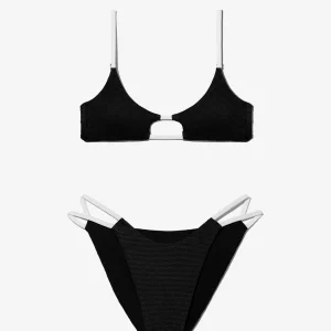 Feroe Top + Feroe Bottom Bikini Black