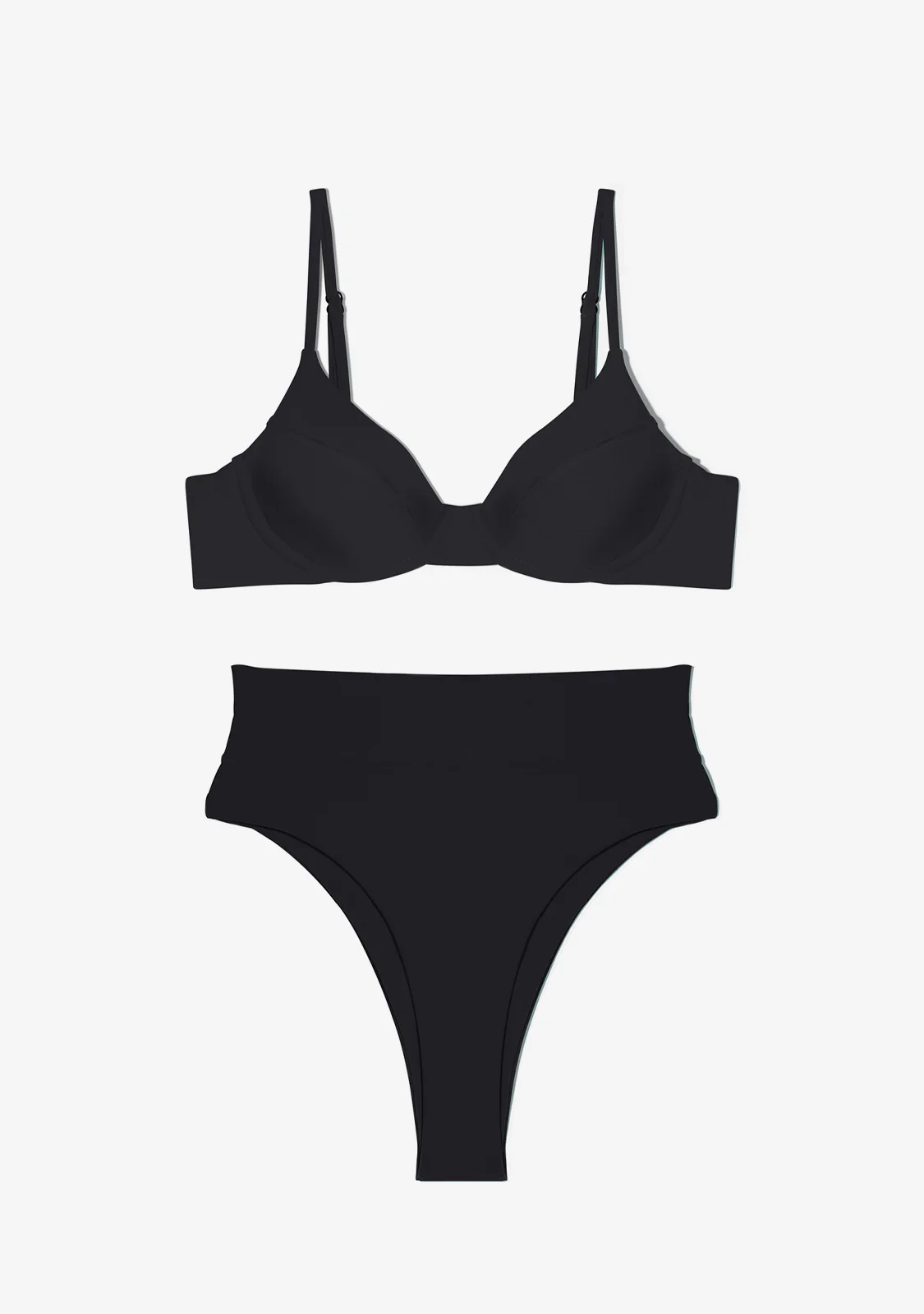 Masha Top + Kalea Bottom Black Bikini - Imagen 4