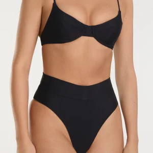 Masha Top + Kalea Bottom Black Bikini