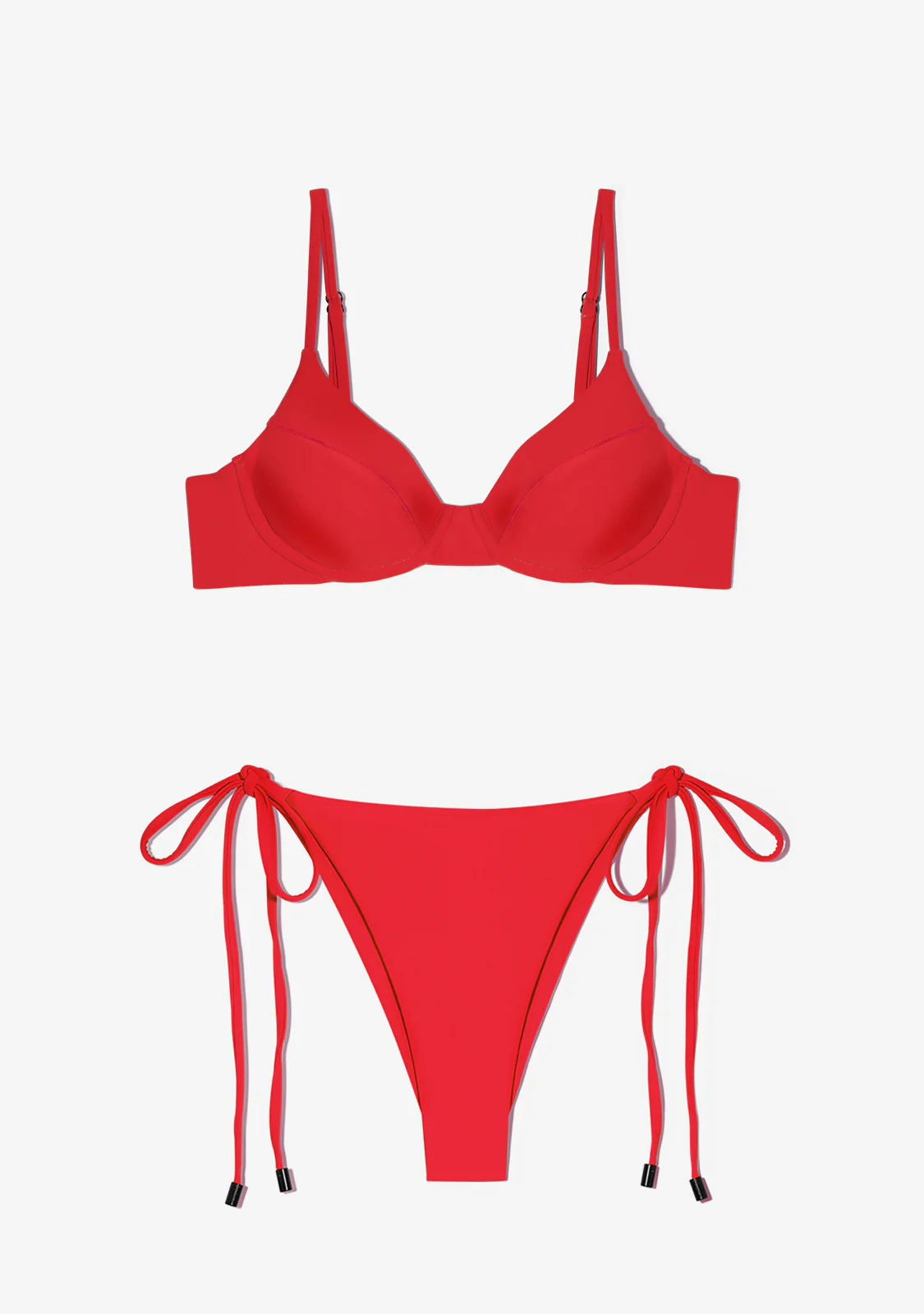 Masha Top + Lilo Bottom Chili Red Bikini
