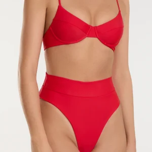 Masha Top + Kalea Bottom Chili Red Bikini