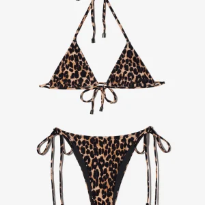 Meli Top + Lilo Bottom Leopard Bikini