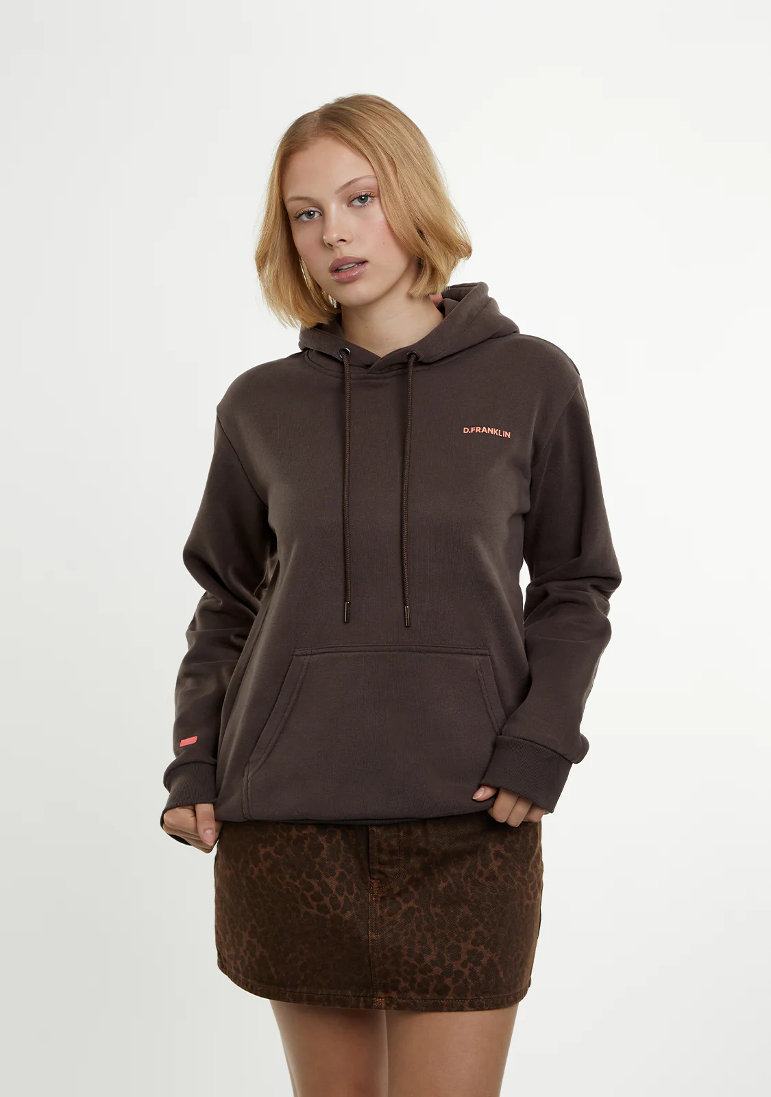 Worldwide Hoodie Brown - Imagen 5
