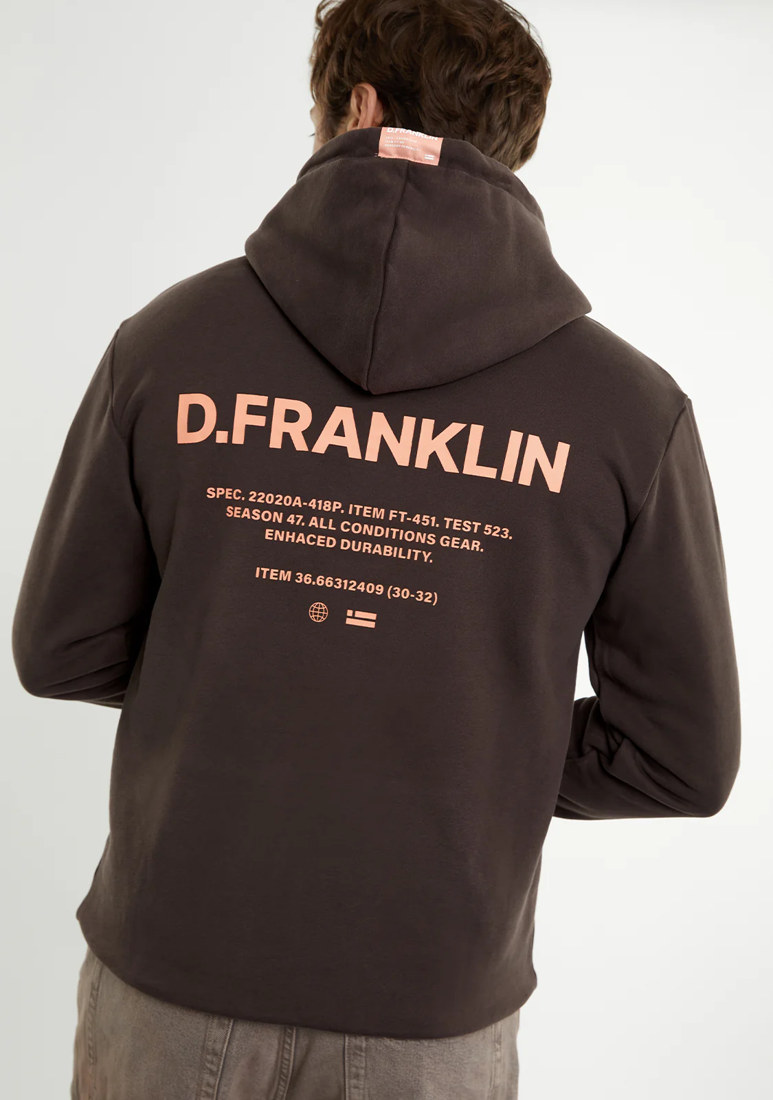Worldwide Hoodie Brown - Imagen 8