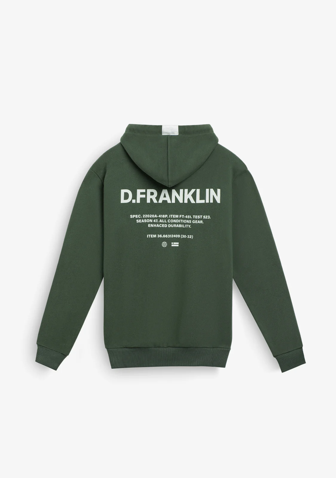 Worldwide Hoodie Green - Imagen 2