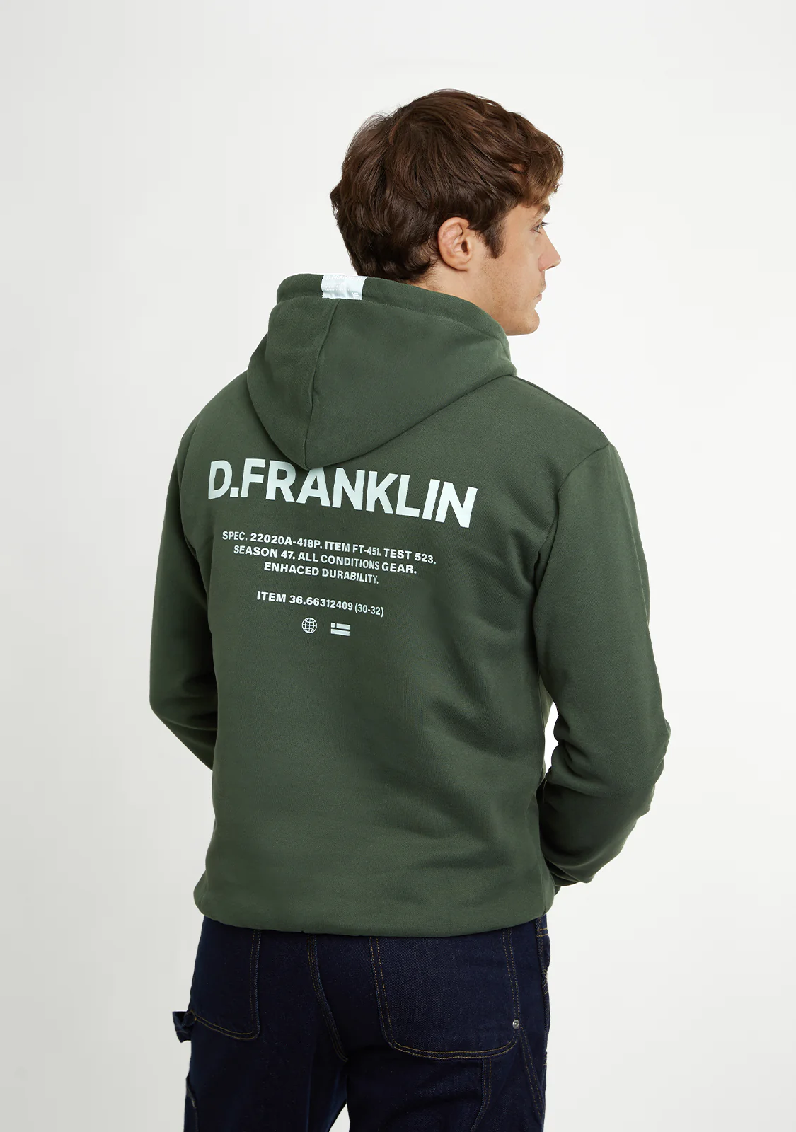 Worldwide Hoodie Green - Imagen 8