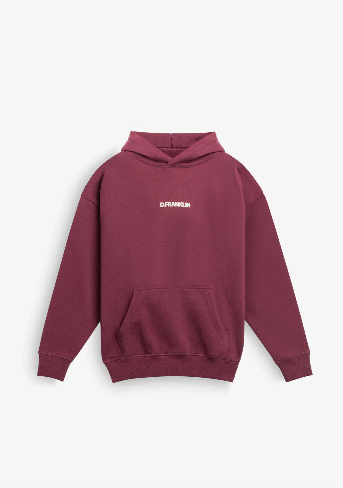 Classic Oversize Hoodie Wine - Imagen 3