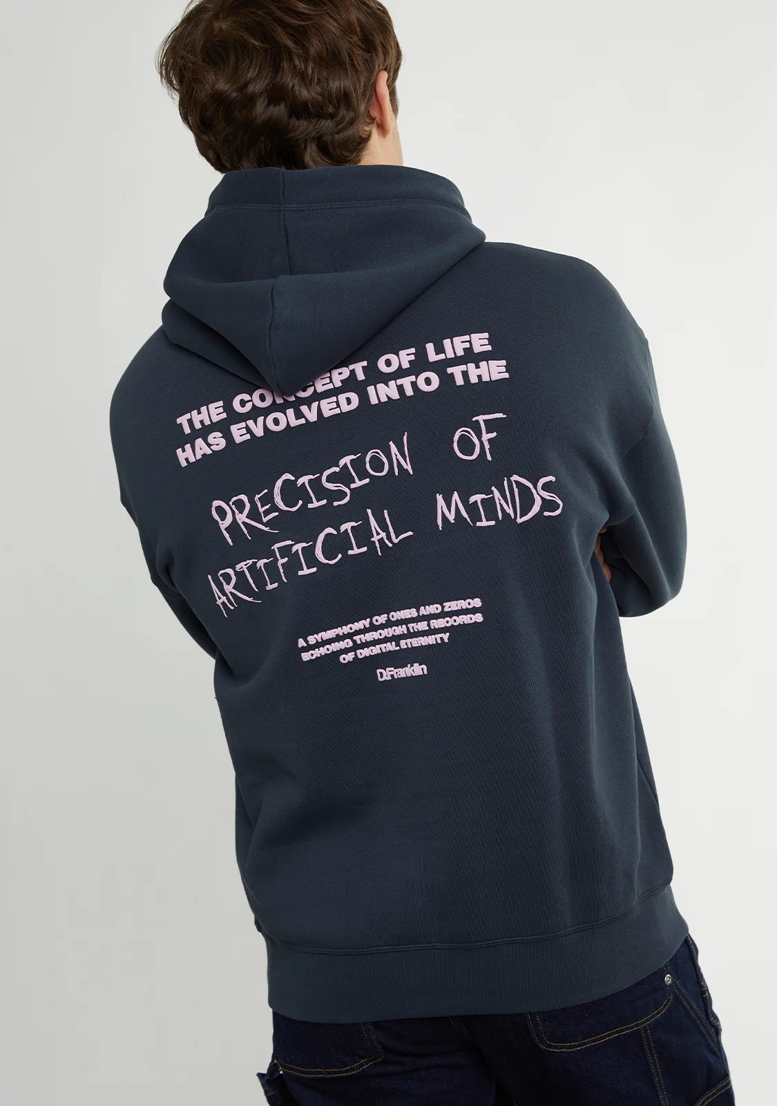 Eternity Oversize Hoodie Grey - Imagen 8