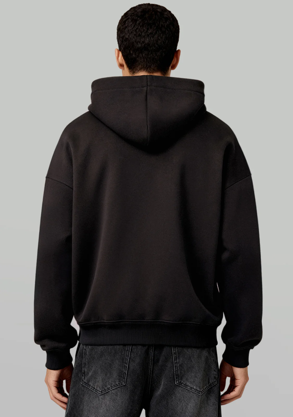 Clean-Cut Oversize Hoodie Anthracite - Imagen 5