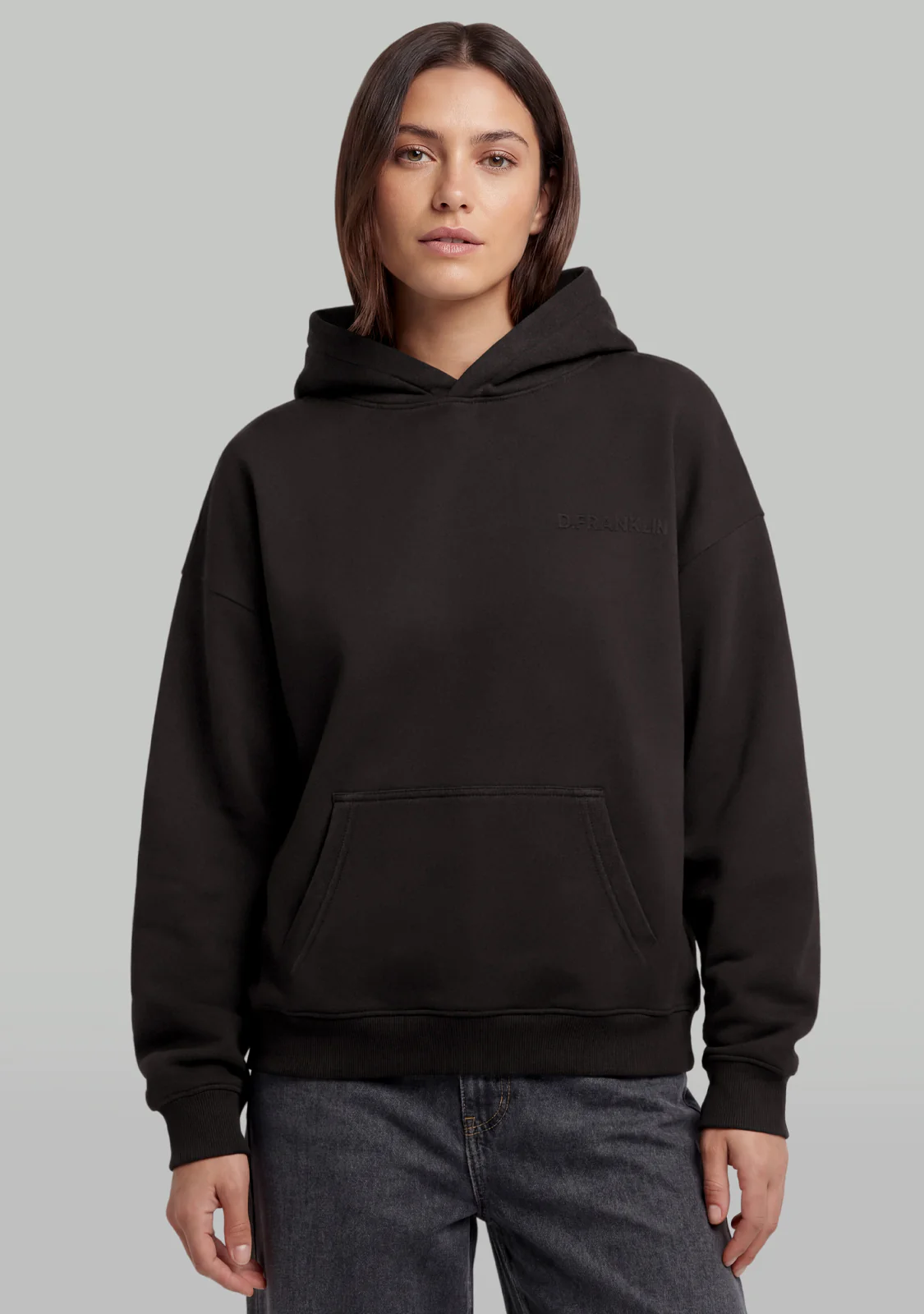 Clean-Cut Oversize Hoodie Anthracite - Imagen 6