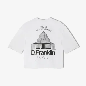 St. Denis Cropped T-Shirt White / Black
