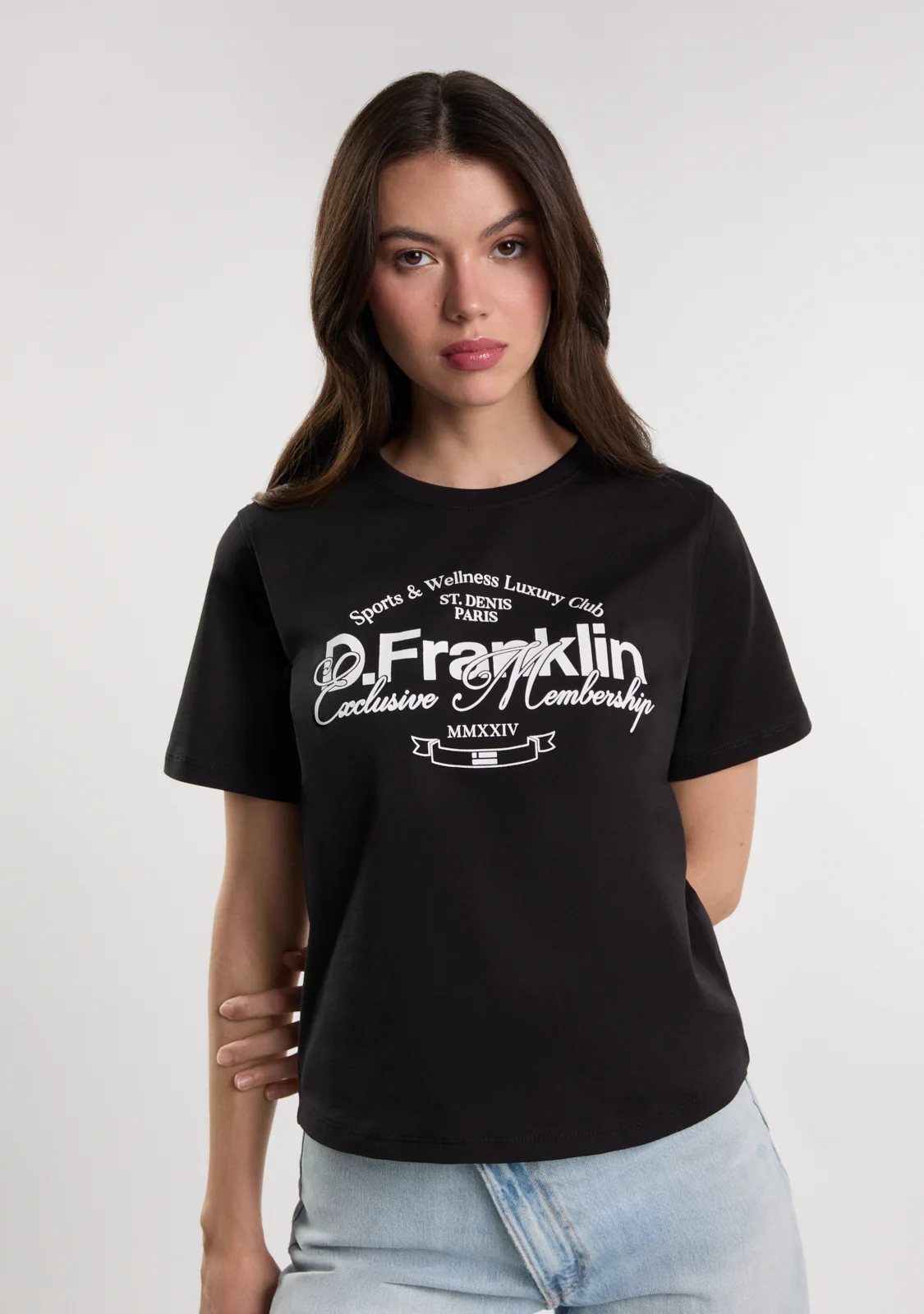 St. Denis Club T-Shirt Black / White - Imagen 6