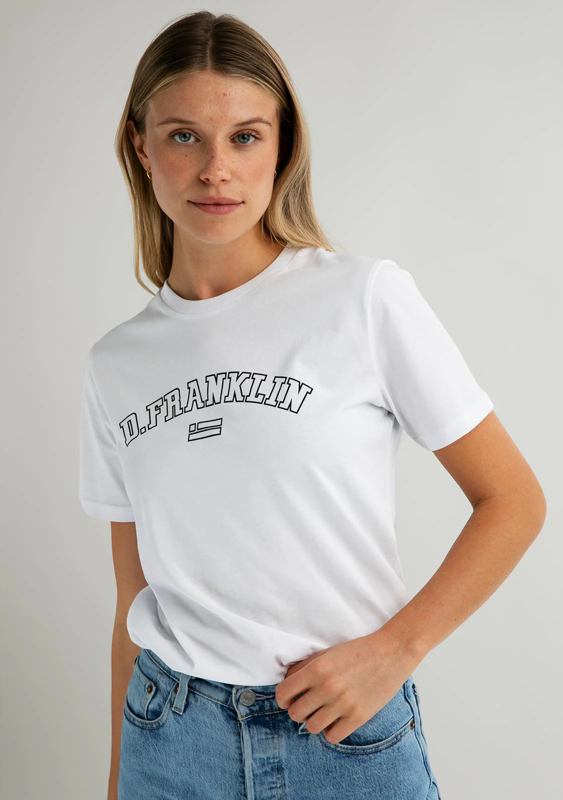 Varsity T-Shirt White / Black