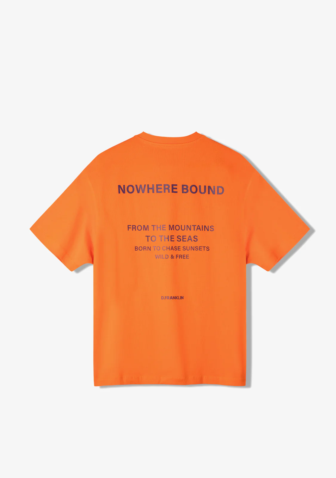 Nowhere Bound T-Shirt Orange / Purple - Imagen 2