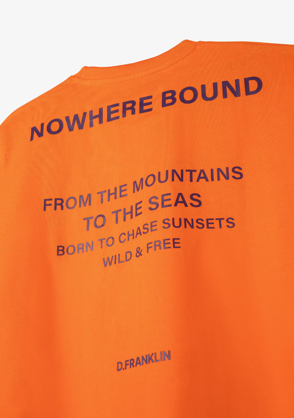 Nowhere Bound T-Shirt Orange / Purple - Imagen 5
