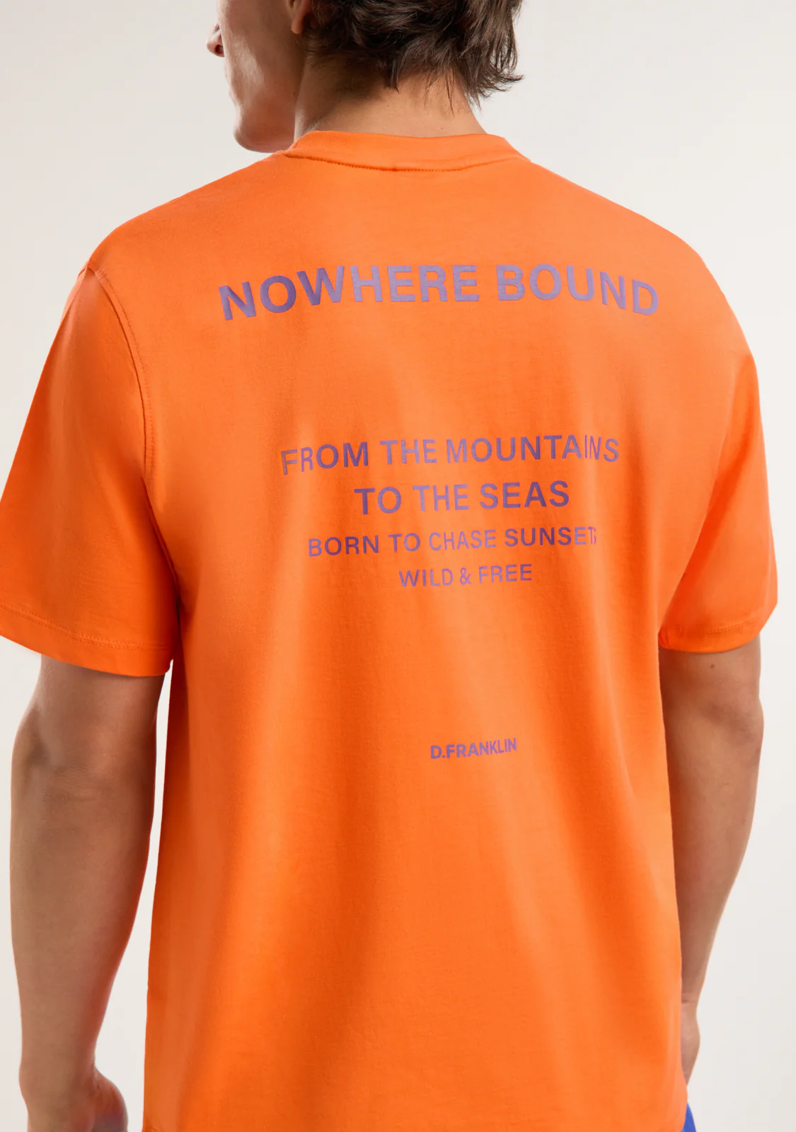 Nowhere Bound T-Shirt Orange / Purple - Imagen 6
