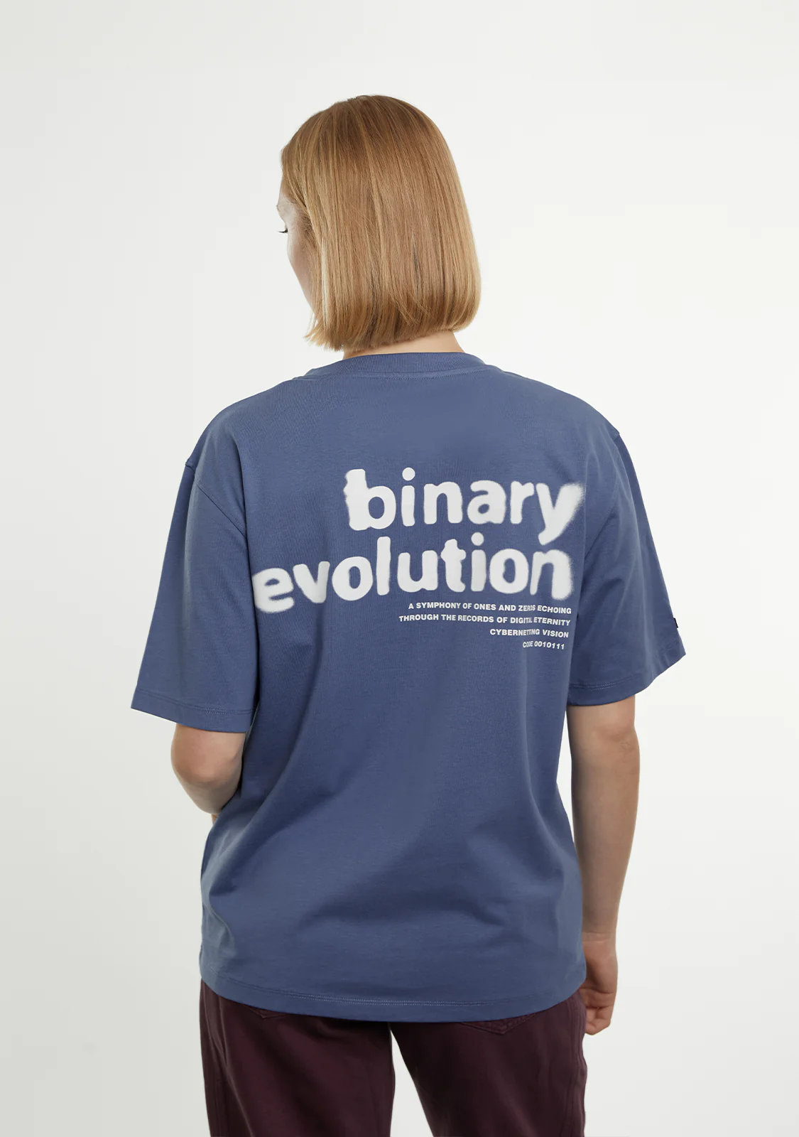 Binary Tee Blue - Imagen 6