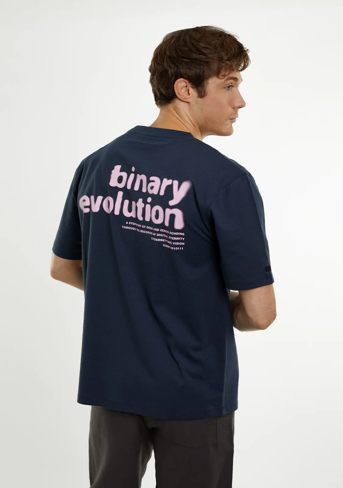 Binary Tee Grey - Imagen 8
