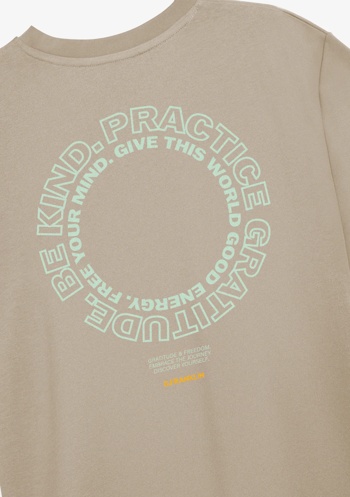 Be Kind T-Shirt Grey - Imagen 4