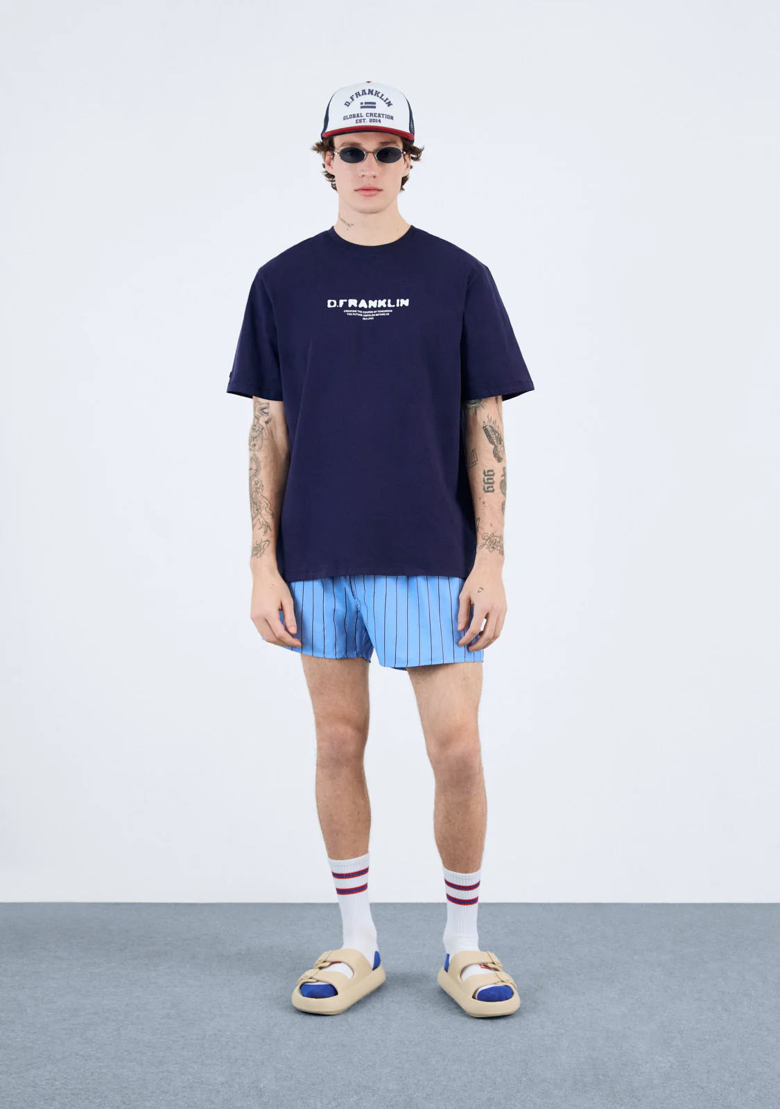 Tomorrow T-Shirt Navy / White - Imagen 7