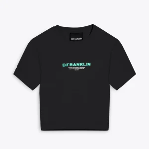 Tomorrow Cropped T-Shirt Black