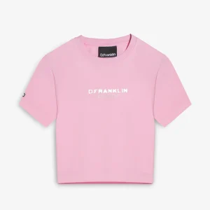 Tomorrow Cropped T-Shirt Pink