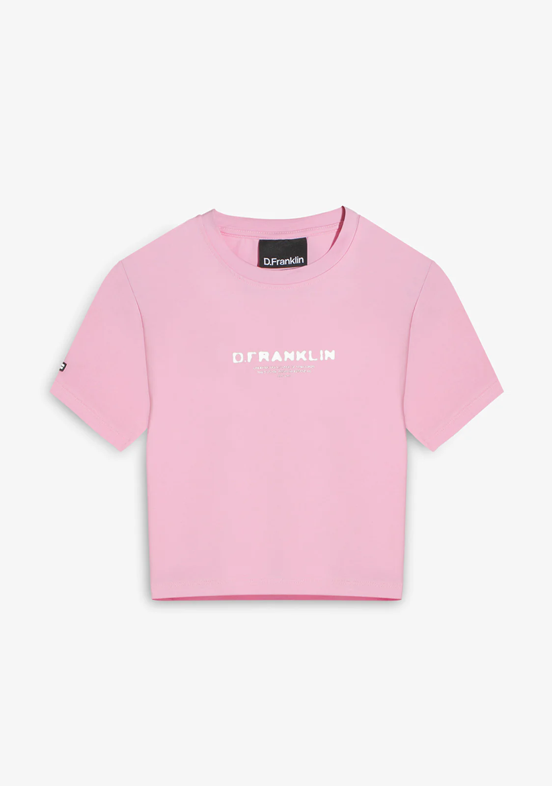 Tomorrow Cropped T-Shirt Pink