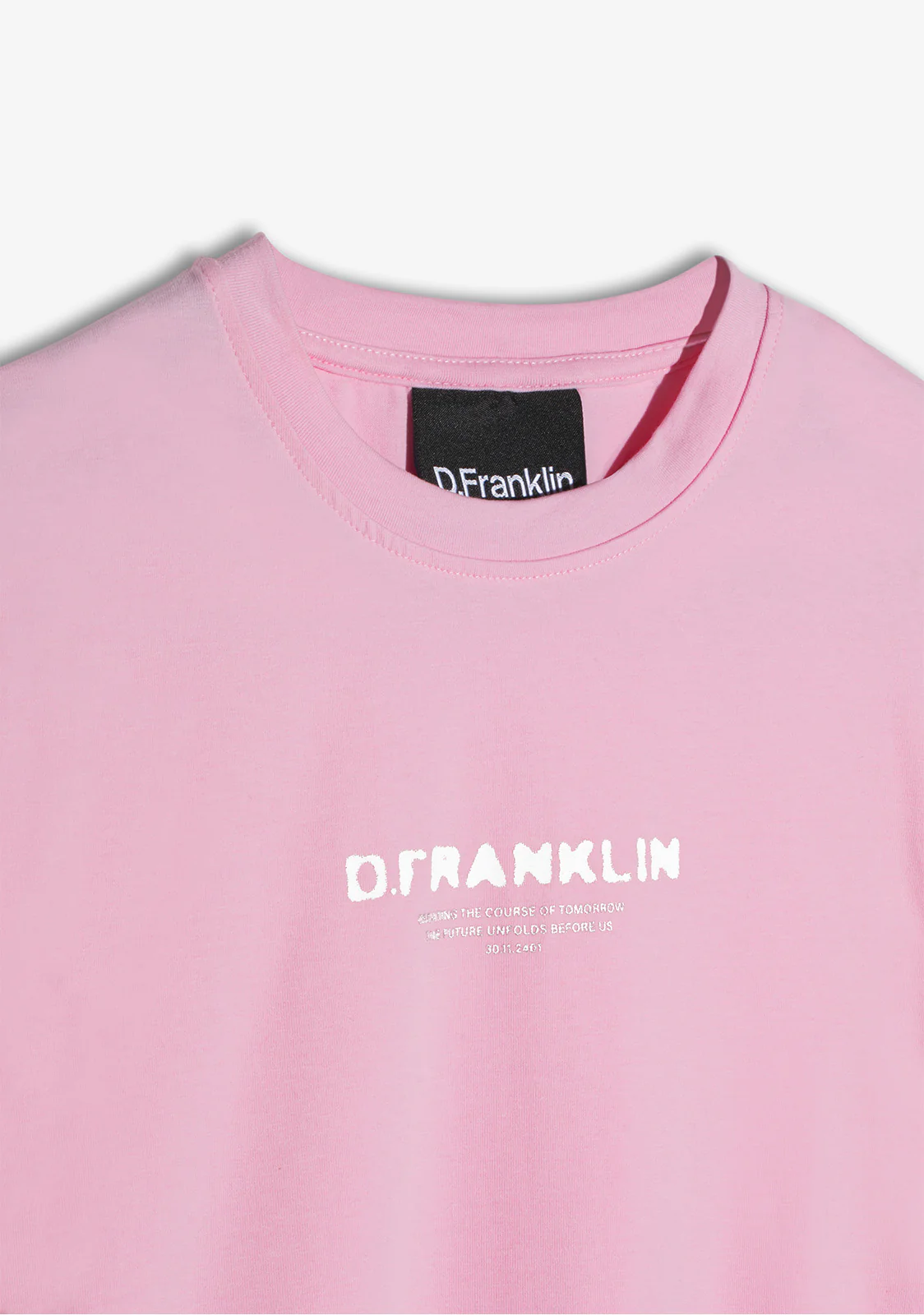 Tomorrow Cropped T-Shirt Pink - Imagen 5