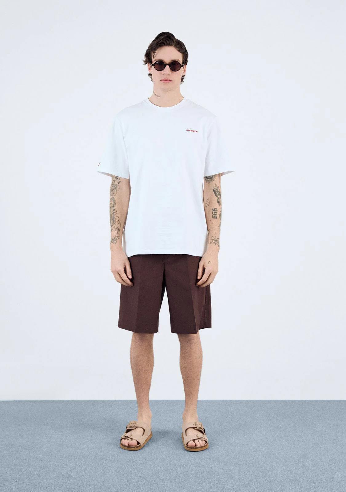 Best Pizza T-Shirt White / Wine - Imagen 7