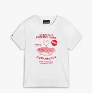 Pasta Lover T-Shirt White / Red