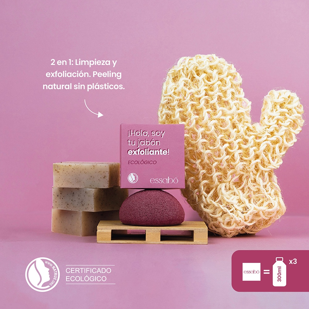 Jabón En Pastilla Essabó Exfoliante - Imagen 3