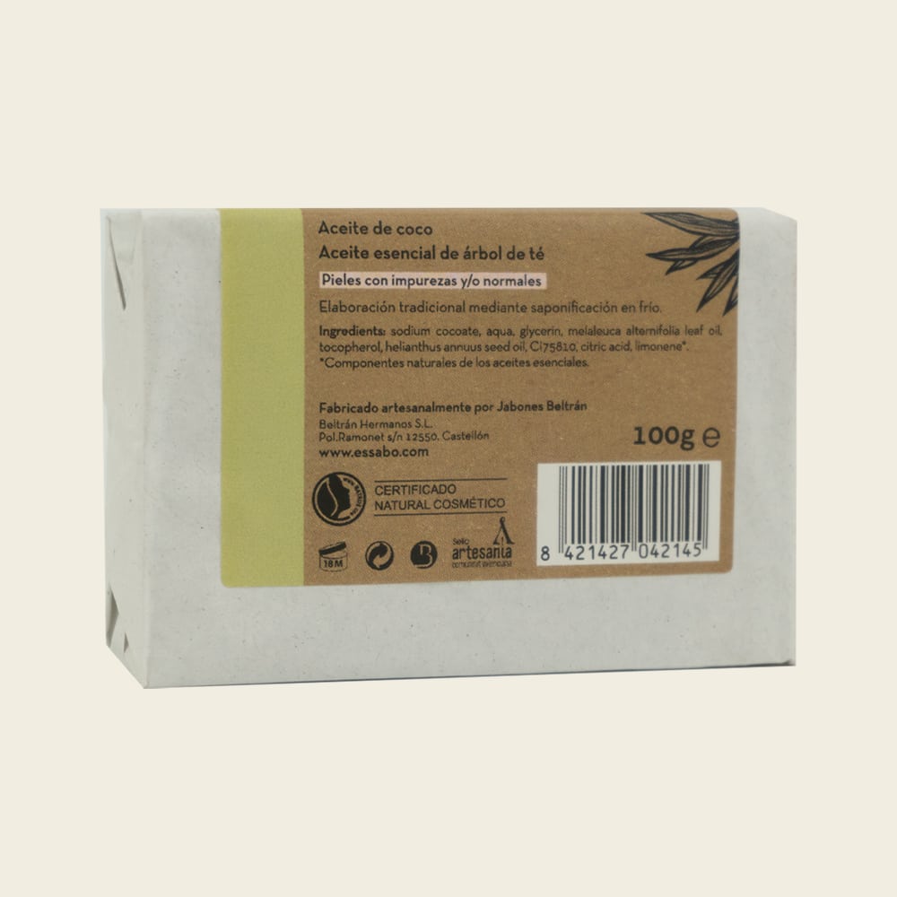 Jabón Essabó Natural árbol de té - Imagen 4